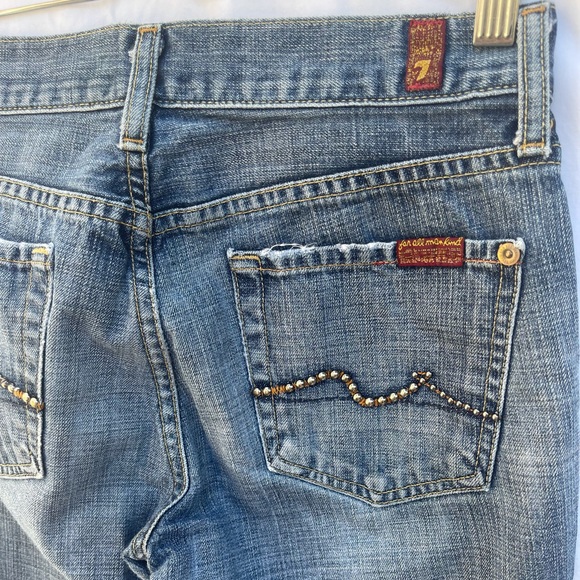 7 For All Mankind  Flare Jeans Distressed Sale - Picture 6 of 6